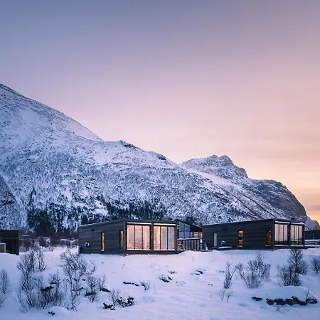 Designhytte Med Jacuzzi Sentralt I Lofoten