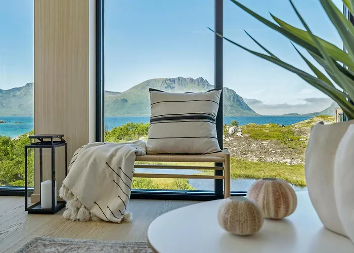 Designhytte Med Jacuzzi Sentralt I Lofoten Casa de Férias Kleppstad