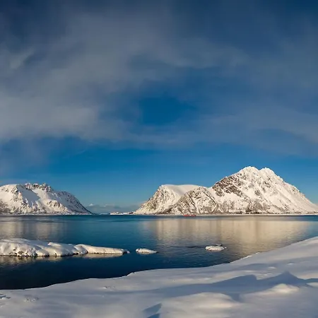 度假居 Designhytte Med Jacuzzi Sentralt I Lofoten Kleppstad