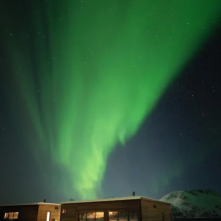 Designhytte Med Jacuzzi Sentralt I Lofoten Kleppstad