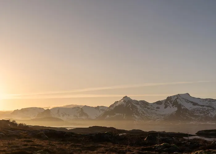 Designhytte Med Jacuzzi Sentralt I Lofoten Дом отдыха Kleppstad